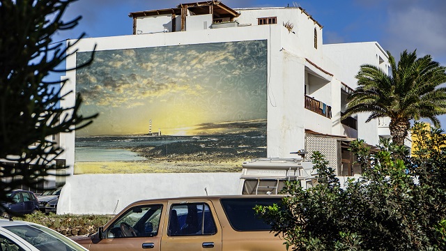 Fuerteventura Urlaub Erfahrungen - Wandgemälde in El Cotillo.